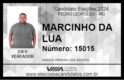 Candidato MARCINHO DA LUA 2024 - PEDRO LEOPOLDO - Eleições