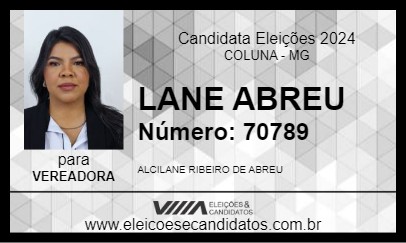 Candidato LANE ABREU 2024 - COLUNA - Eleições