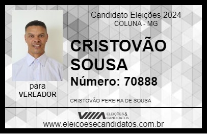 Candidato CRISTOVÃO SOUSA 2024 - COLUNA - Eleições