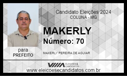 Candidato MAKERLY 2024 - COLUNA - Eleições