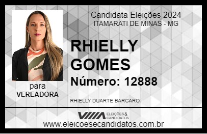 Candidato RHIELLY GOMES 2024 - ITAMARATI DE MINAS - Eleições