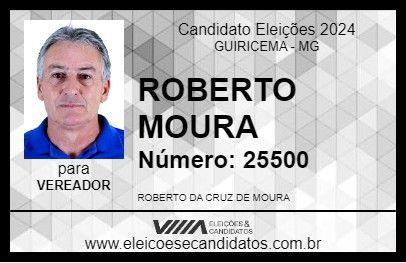 Candidato ROBERTO MOURA 2024 - GUIRICEMA - Eleições