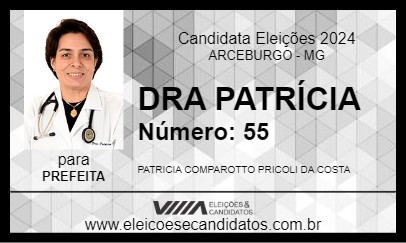 Candidato DRA PATRÍCIA 2024 - ARCEBURGO - Eleições