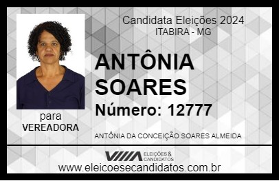 Candidato ANTÔNIA SOARES 2024 - ITABIRA - Eleições