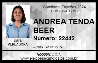 Candidato ANDREA TENDA BEER 2024 - DOM CAVATI - Eleições