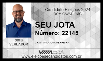 Candidato SEU JOTA 2024 - DOM CAVATI - Eleições