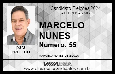 Candidato MARCELO NUNES 2024 - ALTEROSA - Eleições