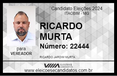 Candidato RICARDO MURTA 2024 - ITAOBIM - Eleições