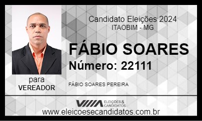 Candidato FÁBIO SOARES 2024 - ITAOBIM - Eleições