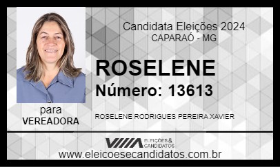 Candidato ROSELENE 2024 - CAPARAÓ - Eleições