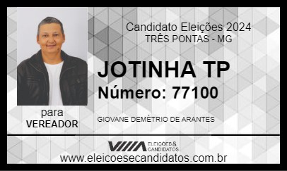 Candidato JOTINHA TP 2024 - TRÊS PONTAS - Eleições