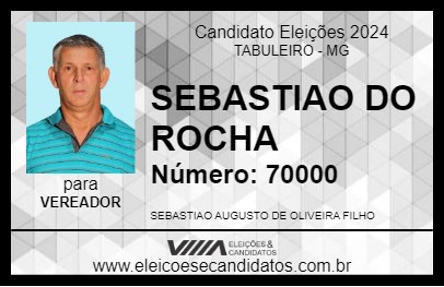 Candidato SEBASTIAO DO ROCHA 2024 - TABULEIRO - Eleições