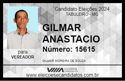 Candidato GILMAR ANASTACIO 2024 - TABULEIRO - Eleições