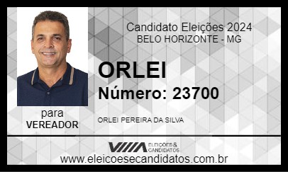 Candidato ORLEI 2024 - BELO HORIZONTE - Eleições