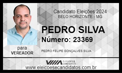 Candidato PEDRO SILVA 2024 - BELO HORIZONTE - Eleições