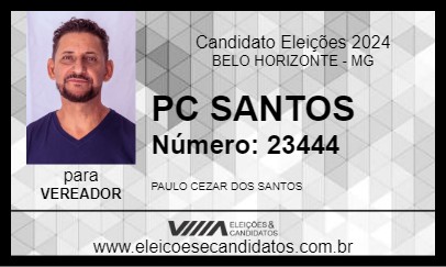 Candidato PC SANTOS 2024 - BELO HORIZONTE - Eleições