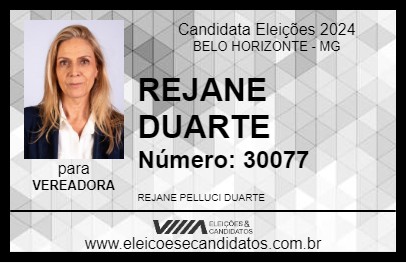 Candidato REJANE DUARTE 2024 - BELO HORIZONTE - Eleições