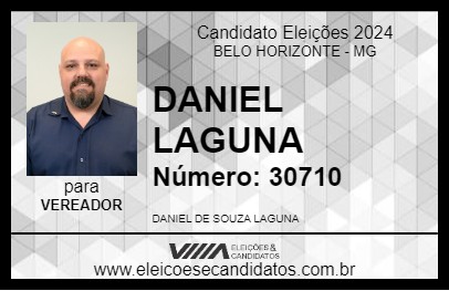 Candidato DANIEL LAGUNA 2024 - BELO HORIZONTE - Eleições