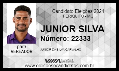 Candidato JUNIOR SILVA 2024 - PERIQUITO - Eleições