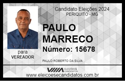 Candidato PAULO MARRECO 2024 - PERIQUITO - Eleições