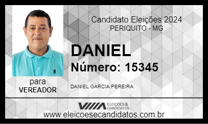 Candidato DANIEL 2024 - PERIQUITO - Eleições