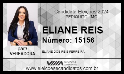 Candidato ELIANE REIS 2024 - PERIQUITO - Eleições