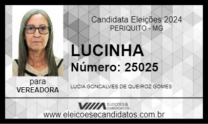 Candidato LUCINHA 2024 - PERIQUITO - Eleições