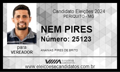 Candidato NEM PIRES 2024 - PERIQUITO - Eleições