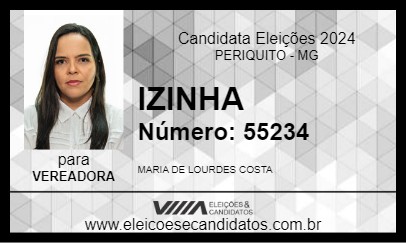 Candidato IZINHA 2024 - PERIQUITO - Eleições