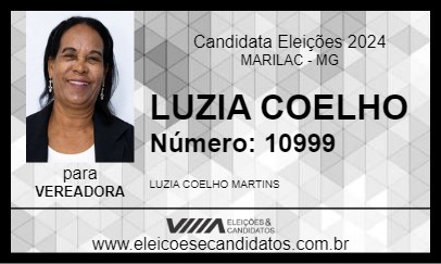 Candidato LUZIA COELHO 2024 - MARILAC - Eleições