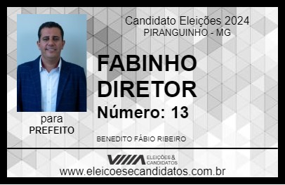 Candidato FABINHO DIRETOR 2024 - PIRANGUINHO - Eleições