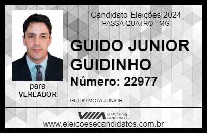 Candidato GUIDO JUNIOR GUIDINHO 2024 - PASSA QUATRO - Eleições