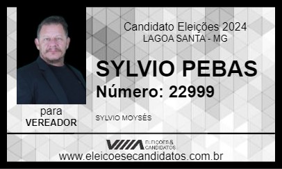 Candidato SYLVIO PEBAS 2024 - LAGOA SANTA - Eleições