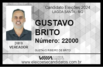 Candidato GUSTAVO BRITO 2024 - LAGOA SANTA - Eleições