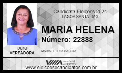 Candidato MARIA HELENA 2024 - LAGOA SANTA - Eleições