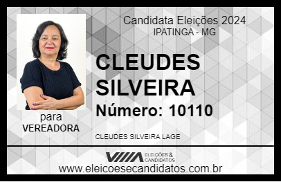 Candidato CLEUDES SILVEIRA 2024 - IPATINGA - Eleições