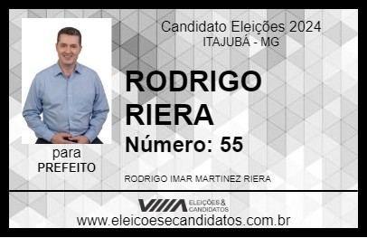 Candidato RODRIGO RIERA 2024 - ITAJUBÁ - Eleições