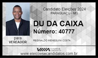 Candidato DU 2024 - PARAGUAÇU - Eleições