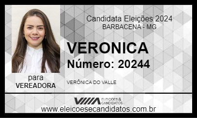 Candidato VERONICA 2024 - BARBACENA - Eleições