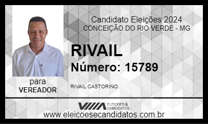 Candidato RIVAIL 2024 - CONCEIÇÃO DO RIO VERDE - Eleições