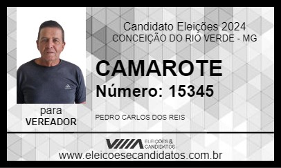 Candidato CAMAROTE 2024 - CONCEIÇÃO DO RIO VERDE - Eleições