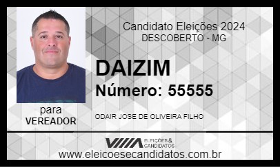 Candidato DAIZIM 2024 - DESCOBERTO - Eleições