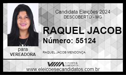 Candidato RAQUEL JACOB 2024 - DESCOBERTO - Eleições