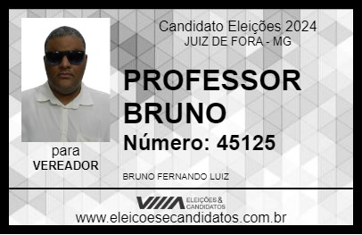 Candidato PROFESSOR BRUNO 2024 - JUIZ DE FORA - Eleições