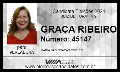 Candidato GRAÇA RIBEIRO 2024 - JUIZ DE FORA - Eleições