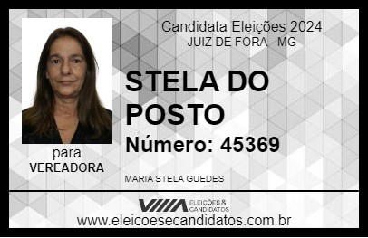 Candidato STELA DO POSTO 2024 - JUIZ DE FORA - Eleições