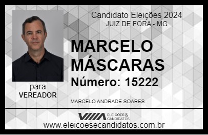 Candidato MARCELO MÁSCARAS 2024 - JUIZ DE FORA - Eleições