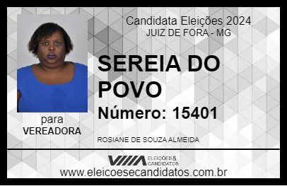 Candidato SEREIA DO POVO 2024 - JUIZ DE FORA - Eleições