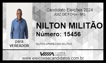 Candidato NILTON MILITÃO 2024 - JUIZ DE FORA - Eleições