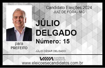 Candidato JÚLIO DELGADO 2024 - JUIZ DE FORA - Eleições